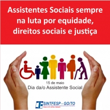 Maio da/o Assistente Social Goiás